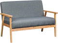 Lilola Home Bahamas 45 W Gray Loveseat
