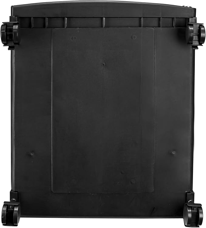 Storex Two-Drawer Mobile Filing Cabinet 2 Legal/letter-Size File Drawers Black/blue 14.75 X 18.25 X 26