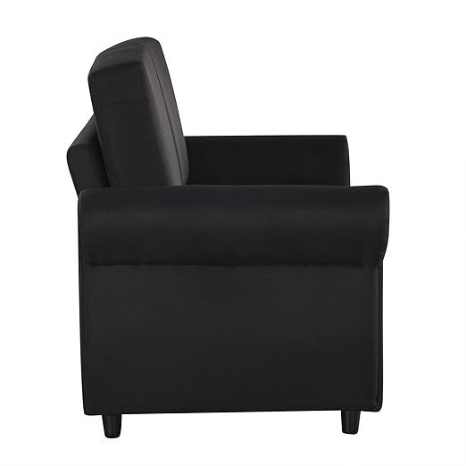 Ball &amp Cast 58 Loveseat Futon Sofa-BedConvertible Pull Out CouchLinen Upholstery Sleeper Sofa Bed with Twin Size Memory Mattress&ampUSB PortOverstuffed Back CushionChaise Lounge for Livingro
