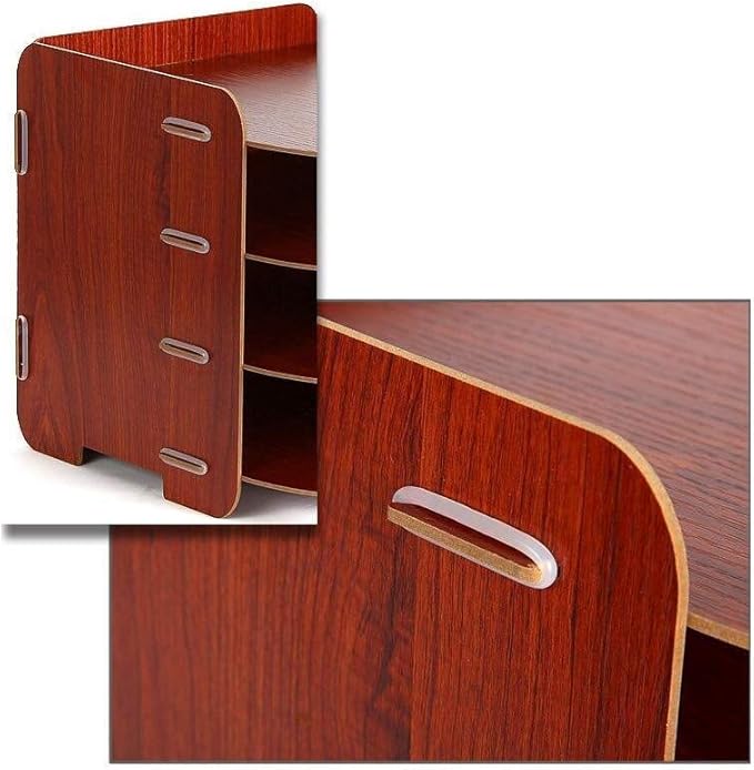 File cabinets Multi-Layer Compartment Design Product Delivery Cycle Creative Storage Box Wood Composite Board External Baffle Bookcase