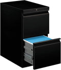 HON Efficiencies Black 2-Drawer Mobile Pedestal File
