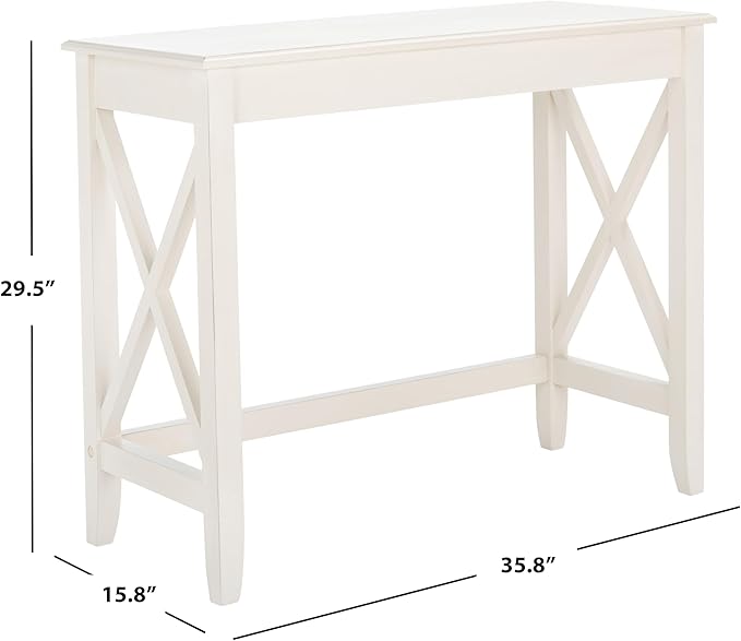 SAFAVIEH Home Collection Kaytee Farmhouse Distressed White Desk
