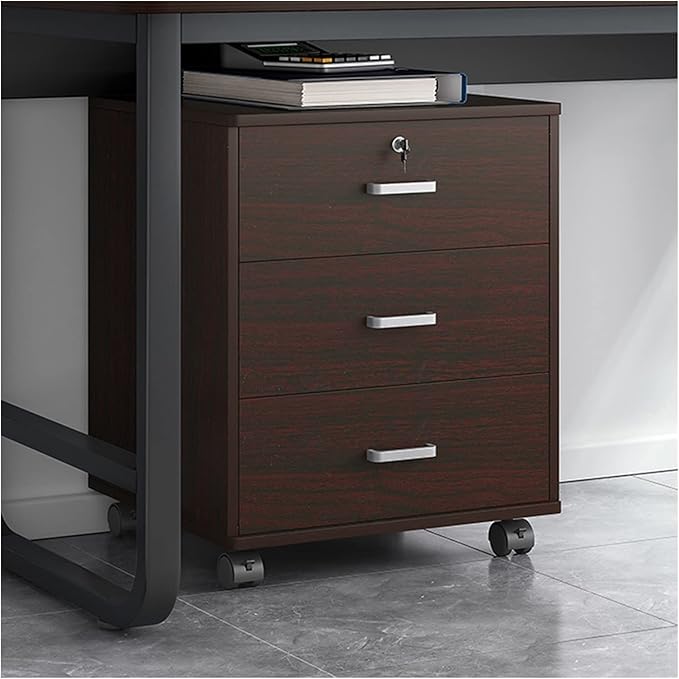 HASMI Filing Cabinet File Cabinet with Lock Office Cabinet Wooden Side Cabinet Modern Storage Cabinet Floor Document Cabinet Storage Cabinet (Color : C) yuqing2022