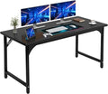AZN 55 X 24 inch Computer Desk w/Deeper &amp Thicker Carbon Fiber Desktop Office Desk w/Sturdy Metal Frame Modern Simple Desk w/Large Legroom Study Gaming Writing Work Desk for Home Office Bedroo
