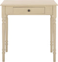 SAFAVIEH Home Collection – Arina Sand Writing Desk 1-Drawer Traditional Desk Classic Home Office Design (DSK5710E)