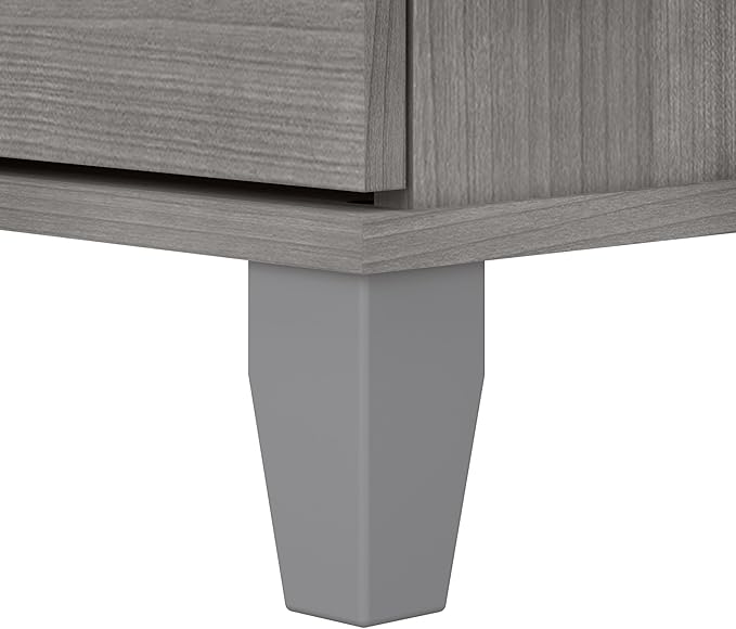 Bush Home 72-inch Home Office Desk with Drawers Large Computer Table for Personal Workspace Somerset Collection Platinum Gray