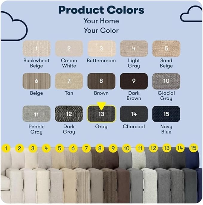 Pemberly Row Modern 73 Track Arm Sofa Removable Covers Polyester Upholstery Gray Finish Compact Design for Living Room or Home Office Solid Wood Frame High-Density Foam Cushions