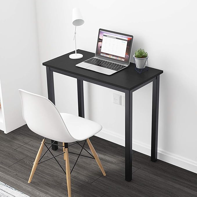 soges 31.5 inches Small Desk Writing Study Worksation for Home Office Computer Desk Black YL-AC3-80BK