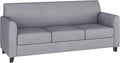 Flash Furniture HERCULES Diplomat Series Gray LeatherSoft Sofa