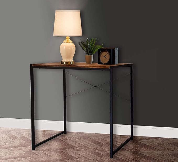 eHemco Multifunctional Rectangular Desk Coffee Top and Black Legs