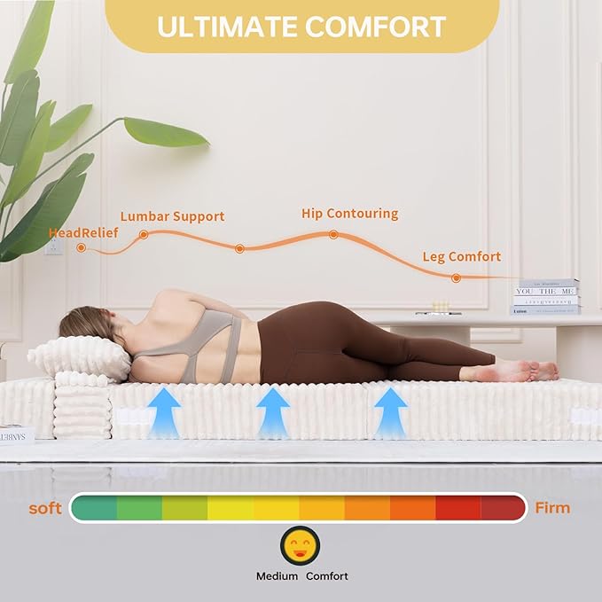 Folding Sofa Bed Single Convertible Futon Chair Bed with Pillow Folding Sofa Sleeper Chair Fold Out Couch Comfortable Foam Floor Couch for Living Room Bedroom Dorm Guest Room Beige