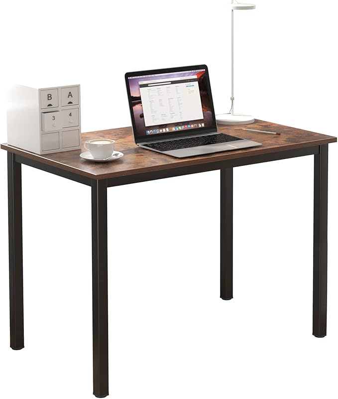 Need Small Computer Desk - 39 3/8 Inches Heavy Duty Writing Desks Simple Laptop Corner Table for Home OfficeDormitory AC3FB10060