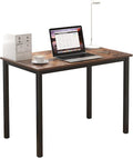 Need Small Computer Desk - 39 3/8 Inches Heavy Duty Writing Desks Simple Laptop Corner Table for Home OfficeDormitory AC3FB10060