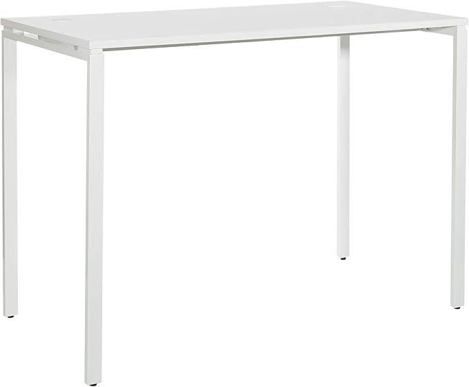 OSP Home Furnishings Prado Home Office Writing Desk 60 Inches Wide x 42 Inches High White