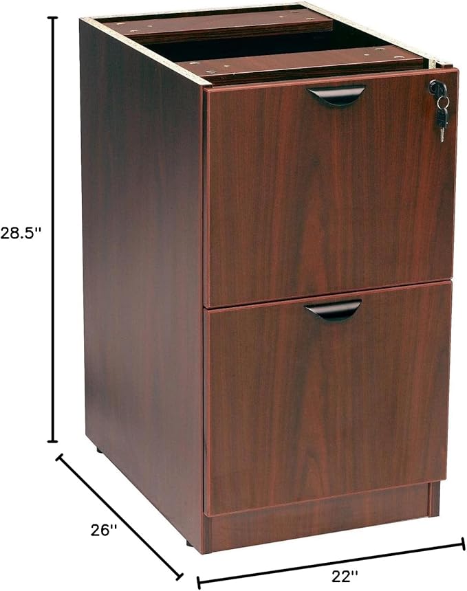 Boss Wood Pedestal in Mahogany Finish N176-M
