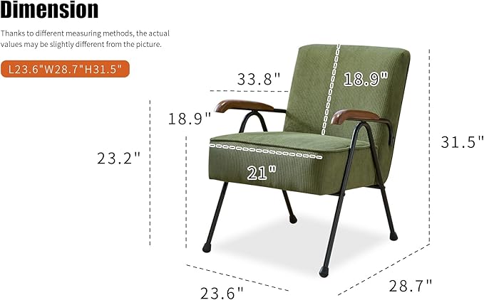 Pattern Colorful Fabric Armchair Modern Accent Chair High Back Living Room Chairs with Metal Legs and Soft Padded Sofa Chairs for Home OfficeBedroomDining Room