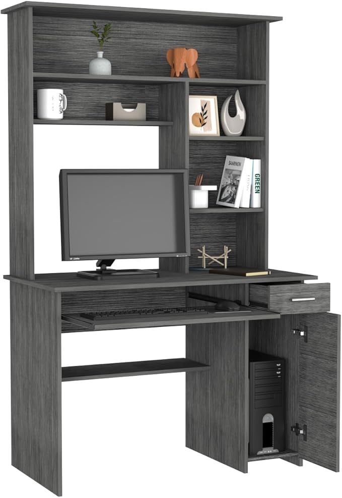 Home Office Desk Computer Desk Acequia Office Smokey Oak