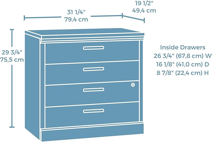 Small File Cabinet 2 Drawer Lateral File with Lock Under Desk Storage Cabinet Organizer Office Drawers Locking Engineered Wood Filing CabinetBrown