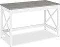 Alera Workspace by Alera Workspace by Alera Farmhouse Writing Desk 47.24 x 23.62 x 29.53 Gray
