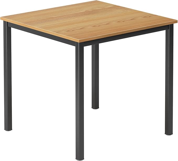DlandHome Small Computer Desk for Home Office Table Writing Table for Small Spaces Study Table Laptop Desk 31.5x31.5 Inch