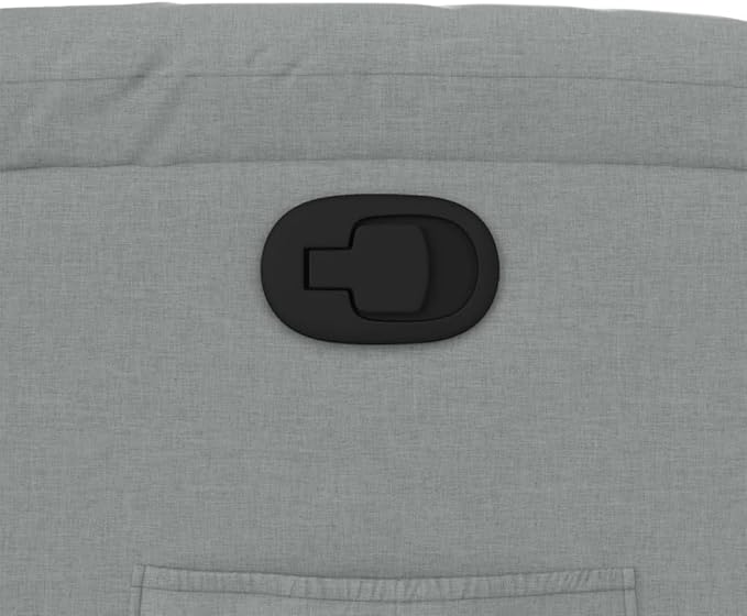 Fabric Recliner Chair Manual Recliner Chair Single Sofa Home Theater Seating Comfy Living Room Single Sofa Chair Light Gray Fabric-36