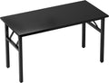 Folding Desk 62 inch No Assembly Folding Desks for Small Spaces Sturdy Foldable Computer Desk Functional Home Office Desks Study Writing Desk Office Table Workstation for Home Office Outdoor