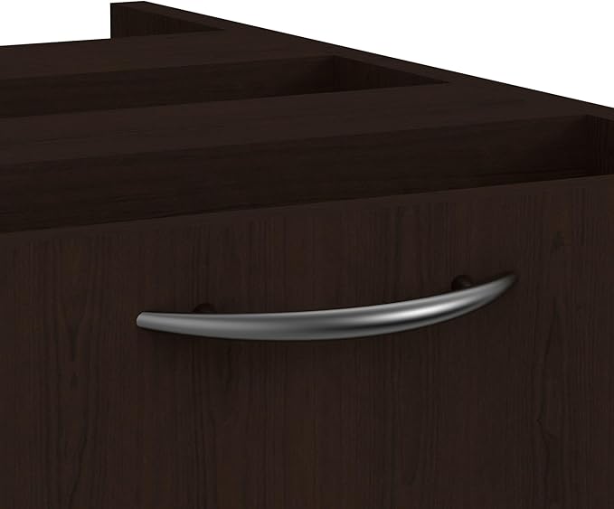 Alera ALEVA552222ES 15.63 in. x 20.5 in. x 19.25 in. Valencia Series 2-Drawer Hanging File Pedestal - Espresso
