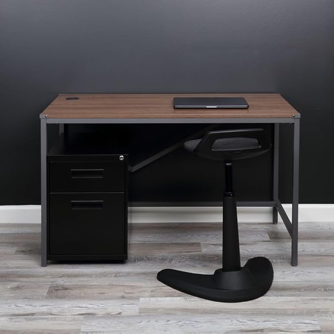 Alera ALE Two-Drawer Metal Pedestal File 14 7/8w x 19 1/8d x 21 5/8h Black
