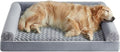 BFPETHOME Dog Beds for Large Dogs Orthopedic Dog Bed for Medium Large DogsBig Waterproof Couch Pet Bed with Removable Washable Cover