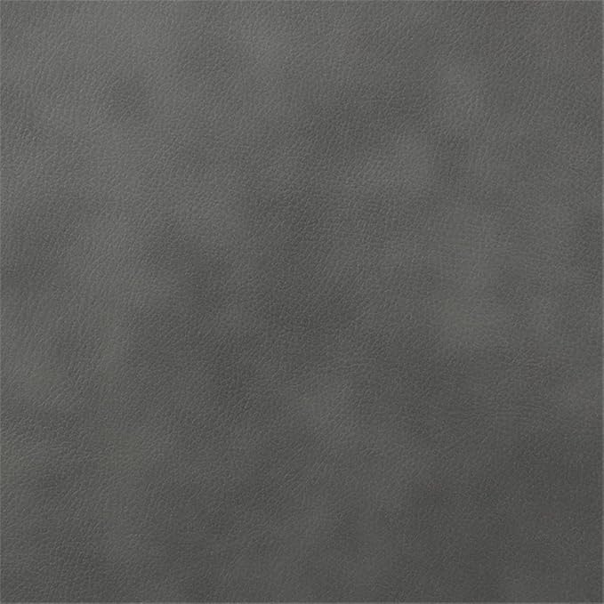 Pemberly Row Modern Faux Leather Upholstered Recliner Chair Manual Wall Hugger Gray 41.25 H x 35.75 W x 40.5 D Foam Padding Pocket Coil Spring Cushion Cozy Seating for Living Room or Home