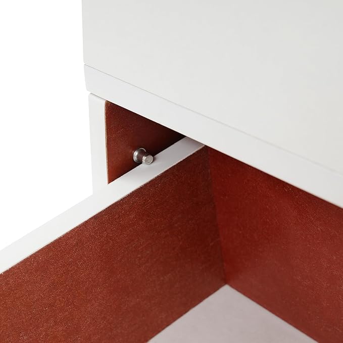 File Cabinet on Wheels Under Desk White Metal Rolling File Cabinets with Lock for Home Office Un-Assembled Filing Cabinet with Lock