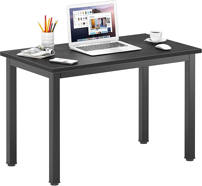 DlandHome 31.5 inches Small Computer Desk for Home Office Activity Table Writing Table for Small Spaces Study Table Student Laptop Desk Black DND-AC3CB-8040