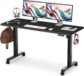 Monomi 59 inch Electric Standing Desk with Memory Preset Adjustable Height Standing Desk for Home Office &amp Gaming Large Computer Desk with Anti-Collision Black