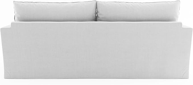 SILKIR Couches for Living Room Down Filled Sofa 80 Inch Couch with Lumbar Pillows Comfy Sofa for ApartmentBedroomOfficeWhite