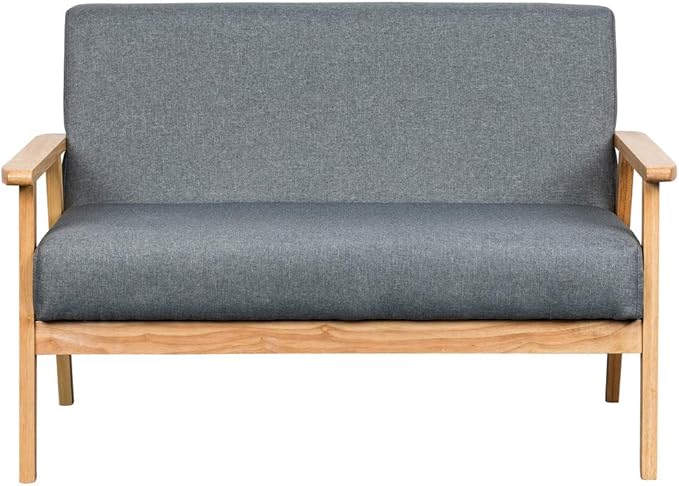 Lilola Home Bahamas 45 W Gray Loveseat