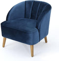 Merax Club Accent Chair with Backrest Arm Reading Lounge Lazy Side Sofa Seating for Living Room Corner Bedroom Dorm
