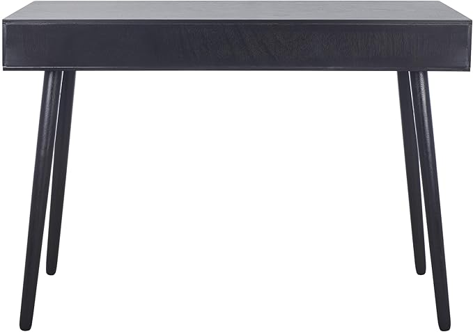 SAFAVIEH Home Collection O'Dwyer Mid-Century Retro Black 2-Drawer Desk