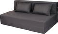 Folding Sofa Bed Foldable Bed Sleeper Chair with Pillow Convertible Sofa Bed with Washable Cover Fold Out CouchFuton Couch for Living Room Dorm Guest Room Queen Size Dark Grey