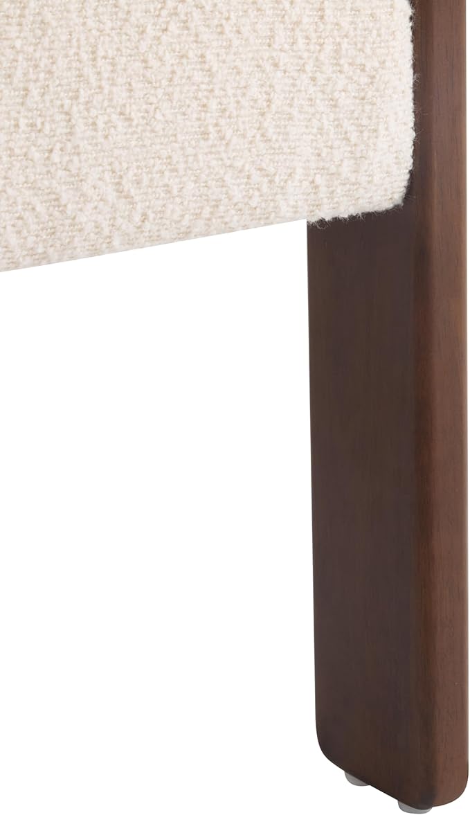 Christopher Knight Home Nettie Modern Accent Chair for Living Room Boucle Fabric Single Lounge Sofa Chair with Wooden Frame Comfy Reading Chair for Bedroom Lounge Armchair with Soft Cushion Beige