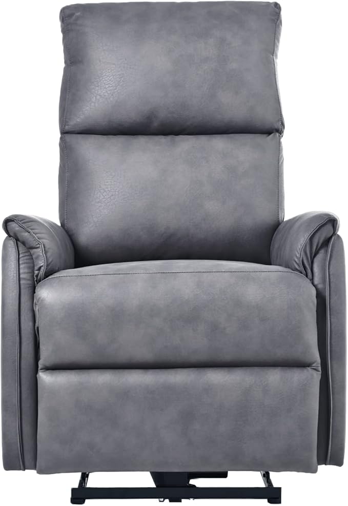 Electric Power Recliner Chair Reclining Chair for Bedroom Living RoomSmall Recliners Home Theater Seating with USB PortsRecliner for Small SpaceDark Gray