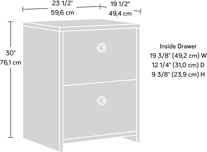 Lateral 2 Drawer Small File Cabinet with Lock Under Desk Locking Storage Cabinets Organizer for HomeContemporary Office Engineered Wood Filing DrawersBeige