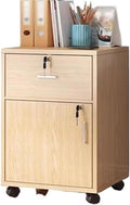 Lockable Filing Cabinet for Office Removable Low Storage Cabinets(B)