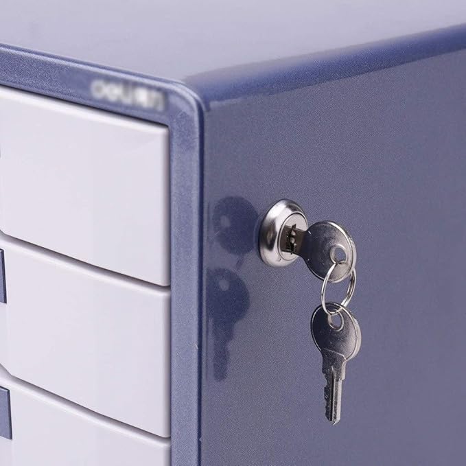 File cabinets Lockable Aluminum Alloy Slide Track Drawer Lock Door Design Large Space Metal Bookcase