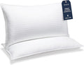 Beckham Hotel Collection Bed Pillows King Size Set of 2 - Down Alternative Pillow for Back Stomach or Side Sleepers