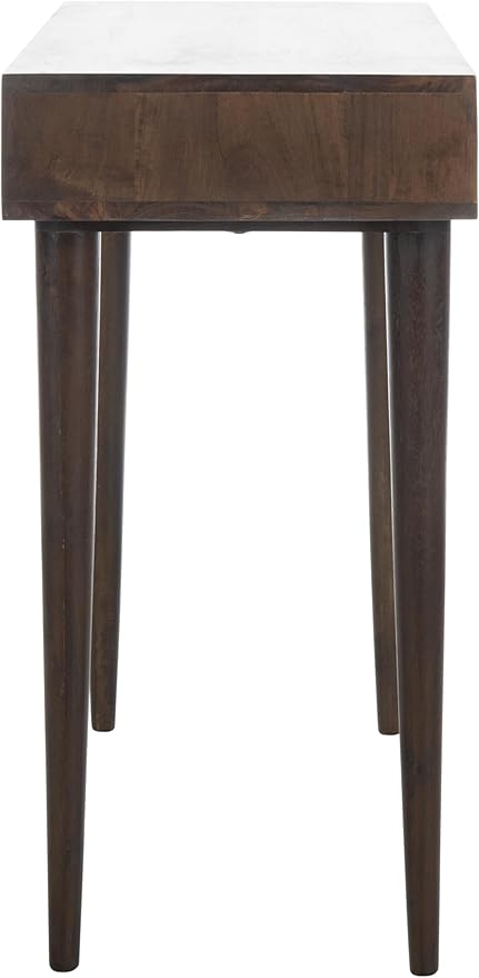 Safavieh Home Office Zinnia Modern Walnut Brown 1-drawer Desk