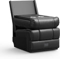 Flip Backrest Recliner Sofa Black