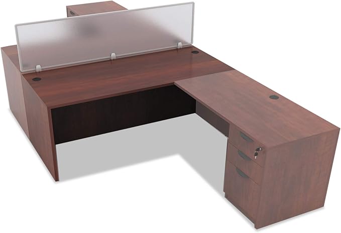 Alera Valencia Series 66 by 30 by 29-1/2-Inch Desk Shell Medium Cherry