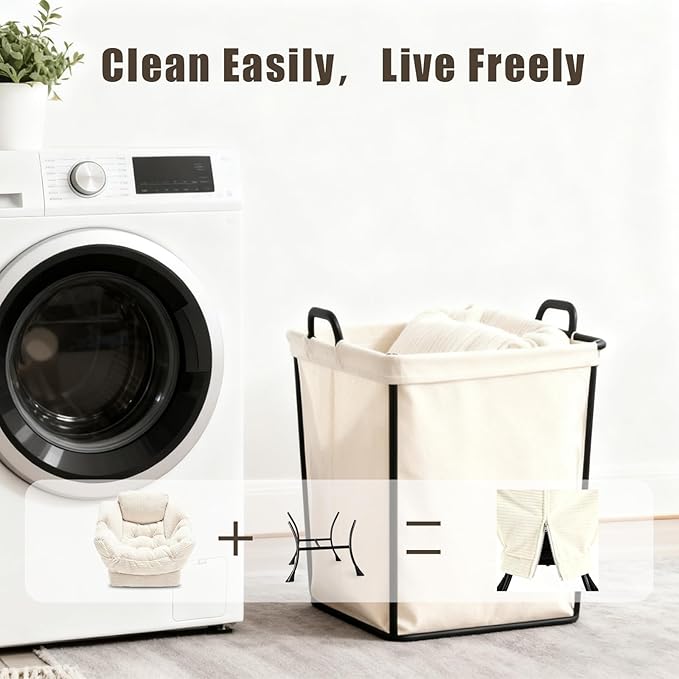 Oversized Lazy Chair with Ottoman for Adults Chair and Ottoman Set Modern Skinny Lounge Chair with Footrest Wide Reading Chair for Living Room Comfy Accent Armchair for Small Spaces White