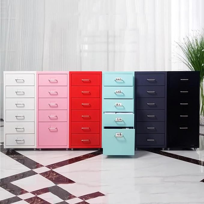 Filing Cabinet Under The Desk File Storage Tin Narrow Cabinet Desk Folder Drawer Cabinet Information File Cabinet (Size : 5-Layer)