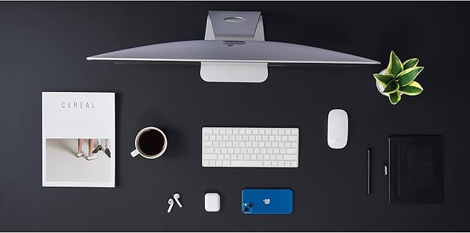 Kaboon 60x20 inches Tabletop Solid One-Piece Desktop for Sit Stand Desk Double Desks L Desk DIYWood Countertop Home or Commercial Use1 inch Thick Black 20 D x 59.1 W